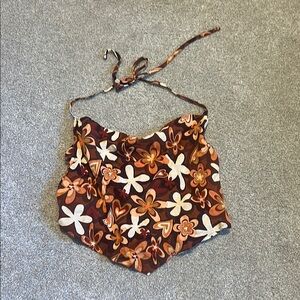 Floral Halter Top